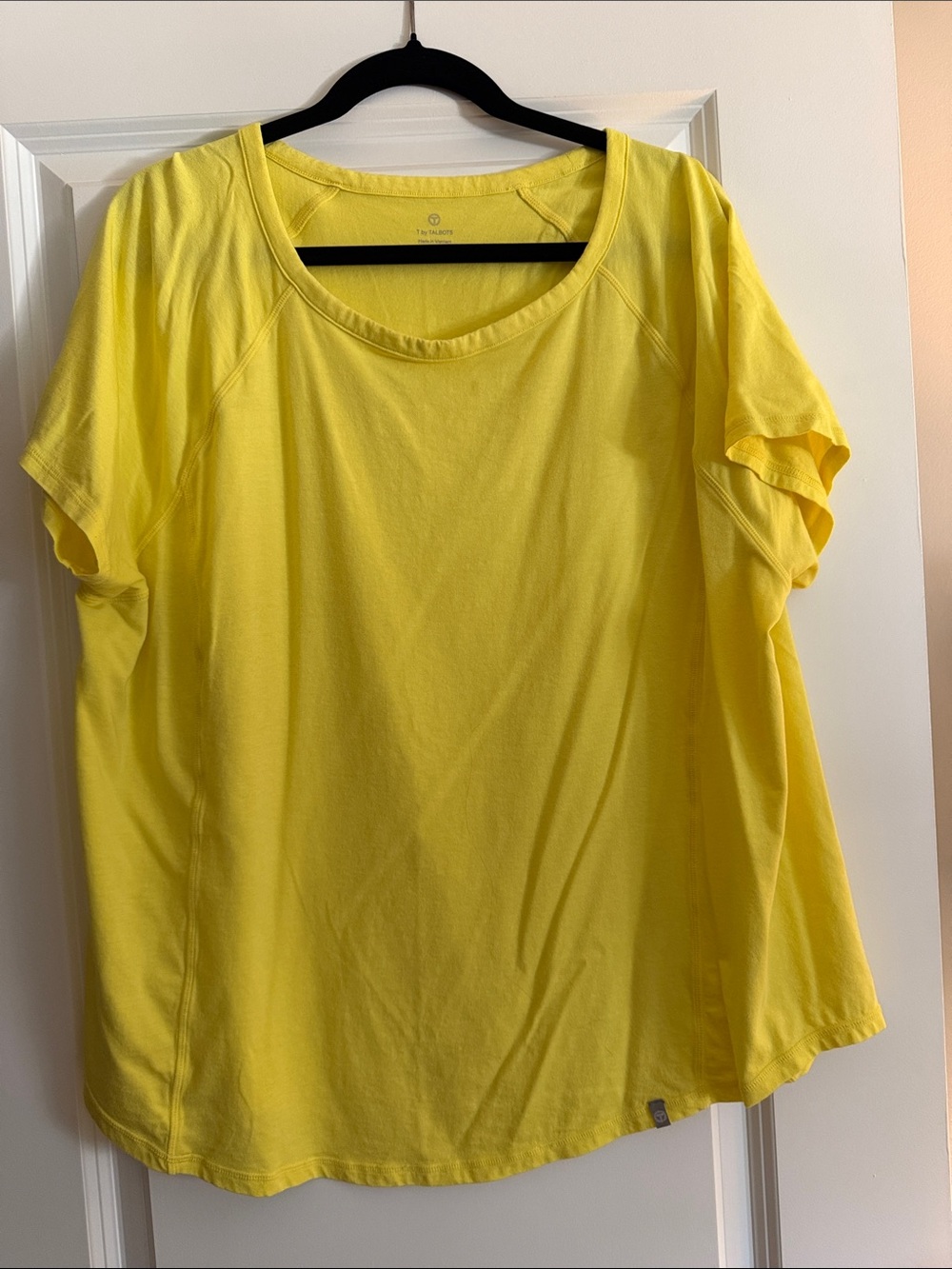 Talbots Sunny Yellow Short-Sleeve Crewneck Tee
